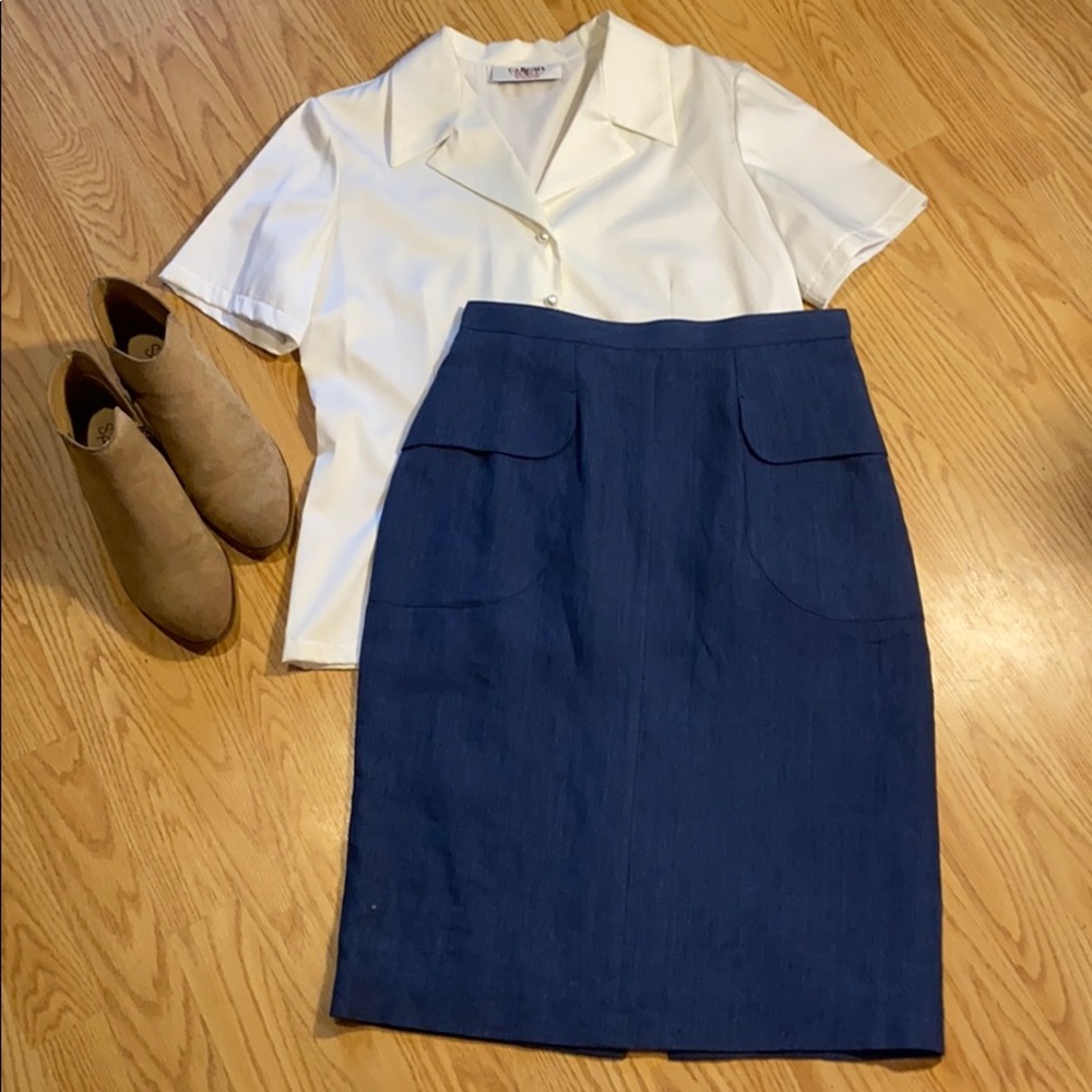 Vintage Gino Sartore Denim Skirt